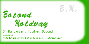 botond moldvay business card